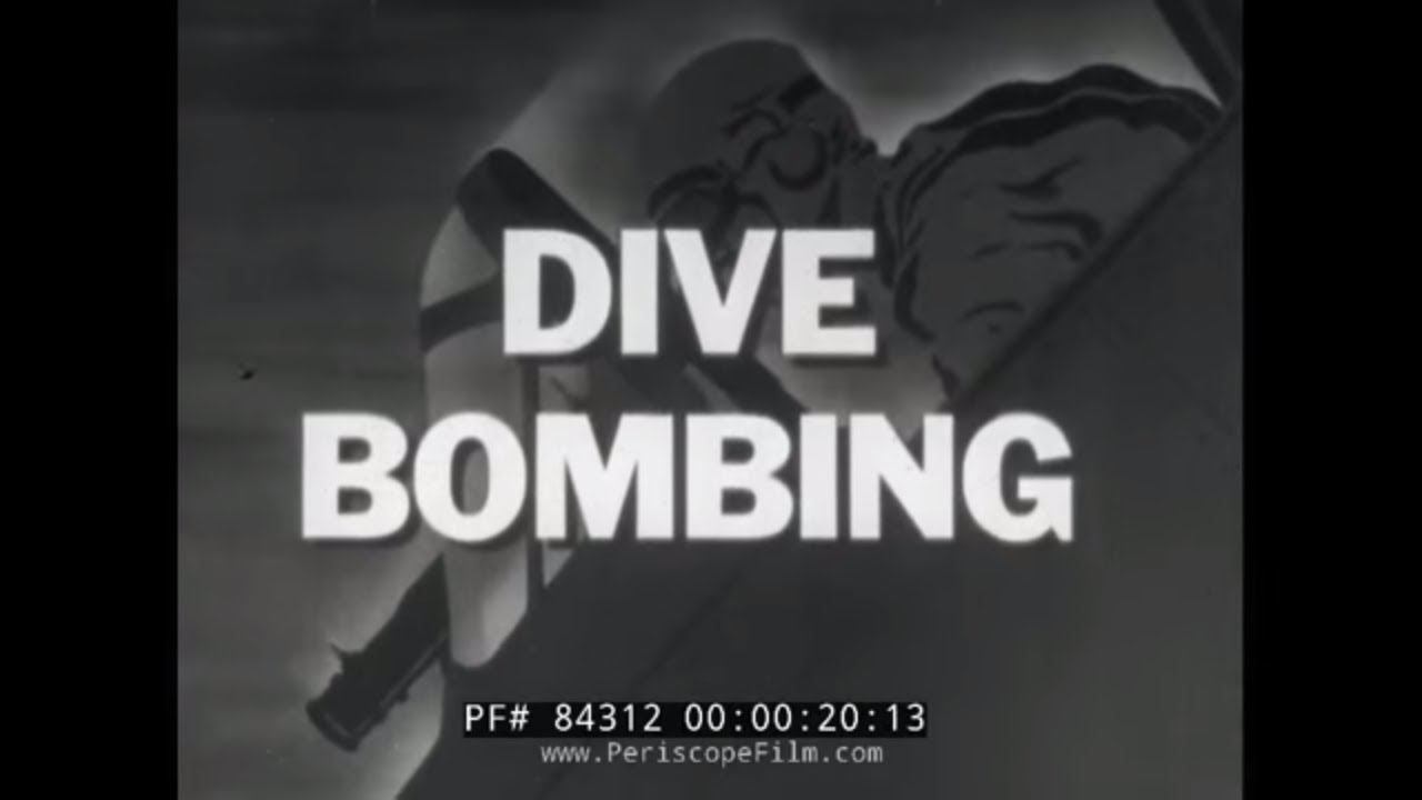 U.S. NAVY DIVE BOMBER PILOT WORLD WAR II TRAINING FILM 84312