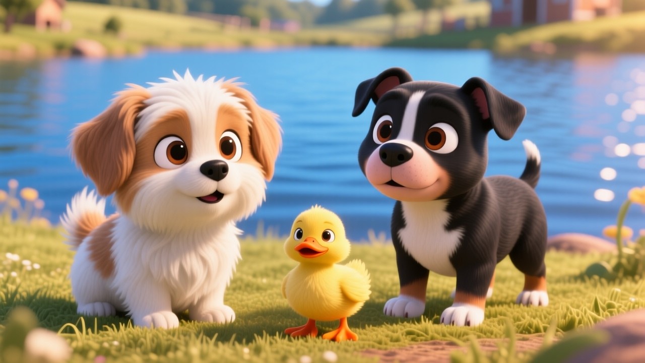🎵 Le Petit Canard de la Ferme du Grand-père Maurício 🐥🎶 | Chanson des Sons des Animaux | Maggie