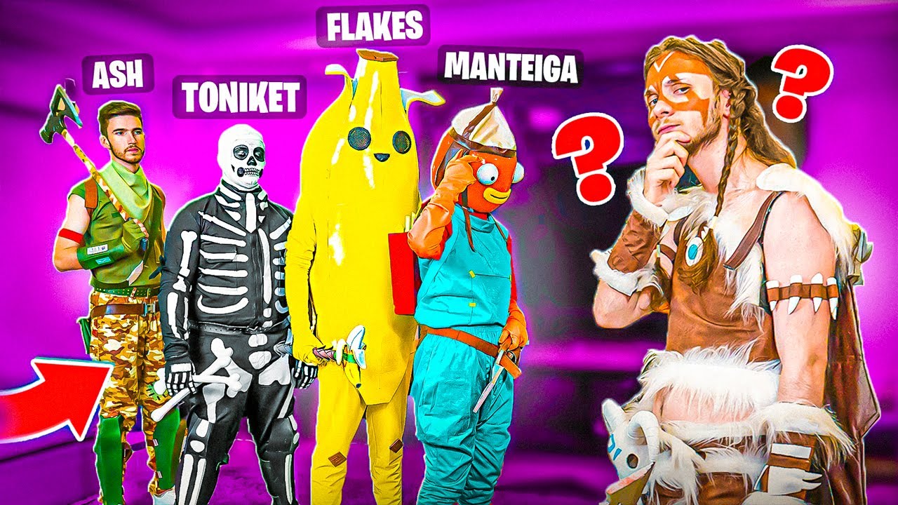 OUTFIT DE FORTNITE NA VIDA REAL! O MELHOR VENCE!