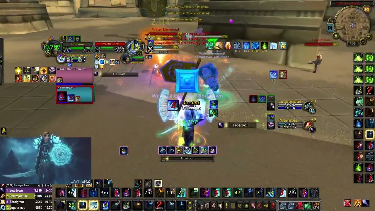 Hpala mage vs MP clean game