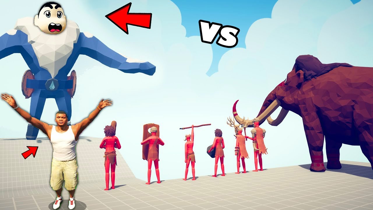 SHINCHAN ARMY vs AMAAN ARMY in BATTLE | shinchan and franklin fight| Totally accurate battle sim TAB