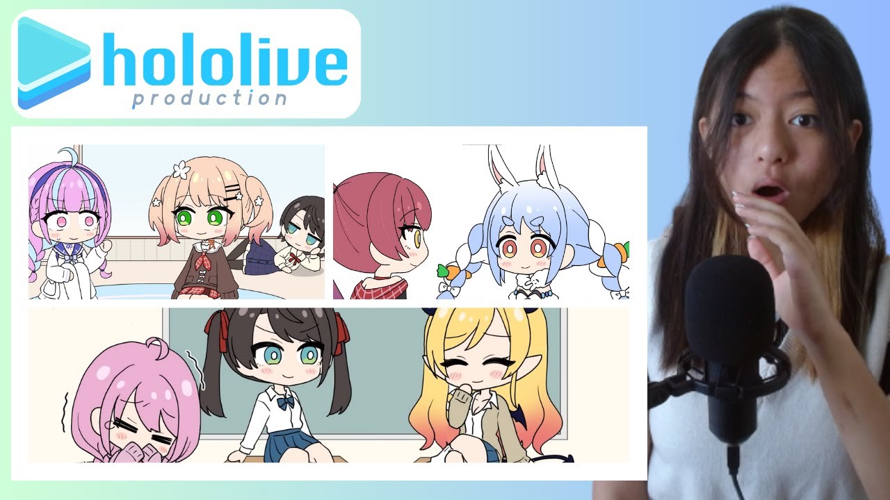 Momonofu EN Hololive Animation 1 РЕАКЦИЯ