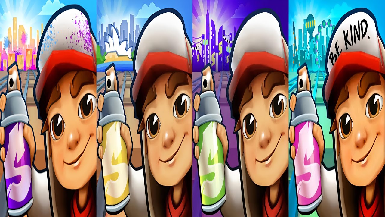 Subway Surfers : Mumbai 2025 🆚 Shenzhen Showdown 2024 🆚 Sydney 2024 🆚 Las Vegas 2021