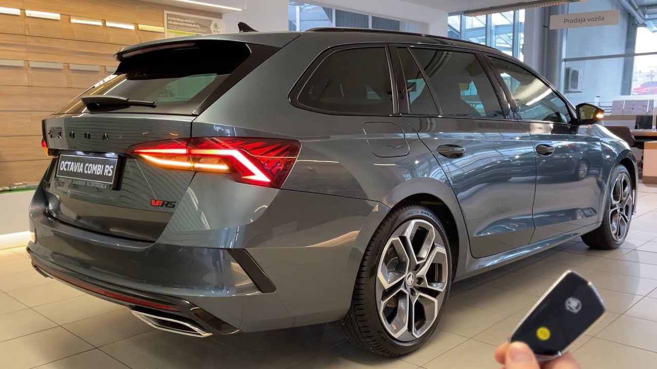 Новая SKODA Octavia RS Combi 2021 (2.0 TDI) - ПОЛНЫЙ ОБЗОР (4x4 200 л.с.)