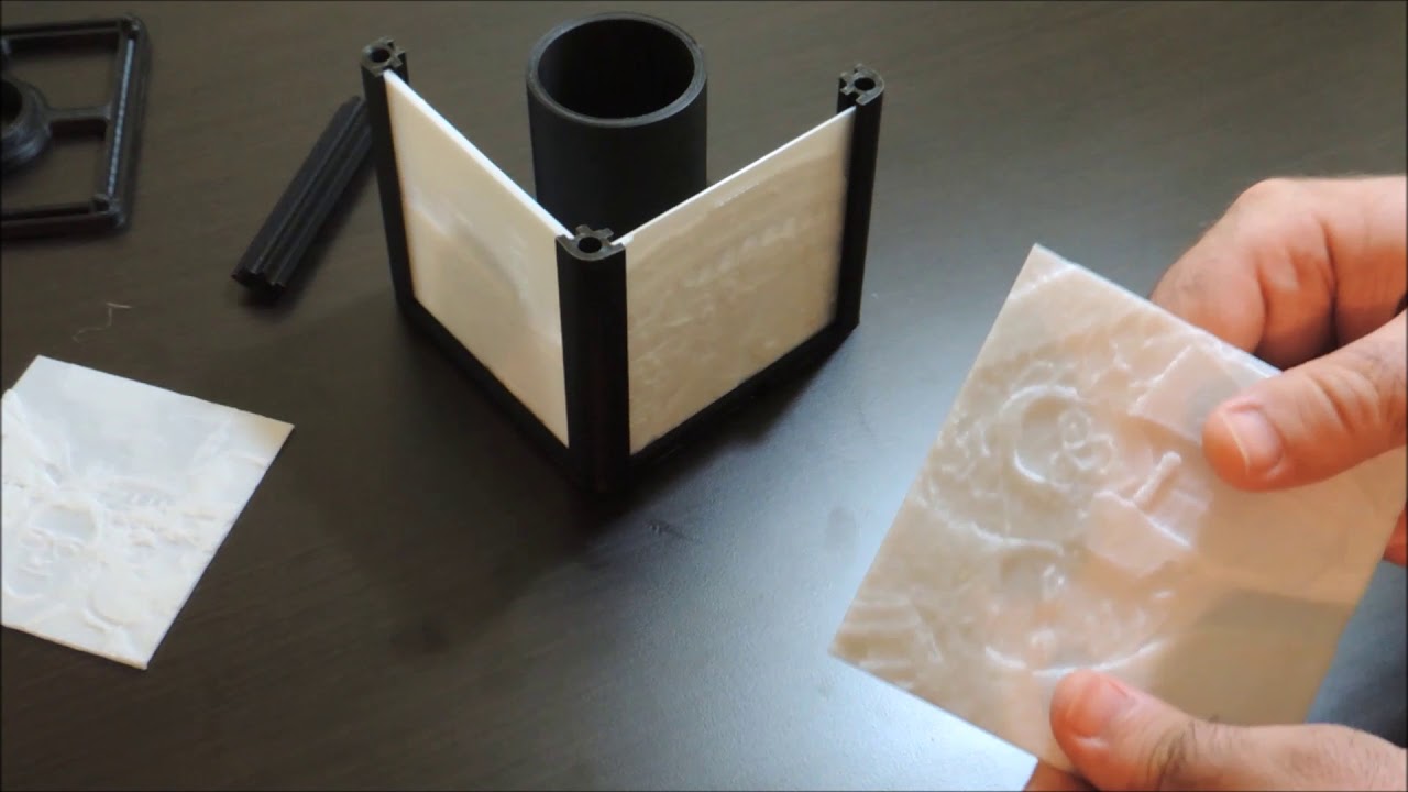 Lithophane 3D printed light box