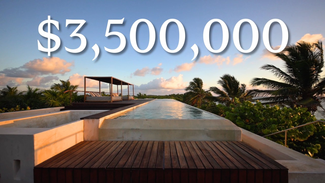 The Most Private Villa in Tulum? Tour this $3.5M Beachfront Paradise