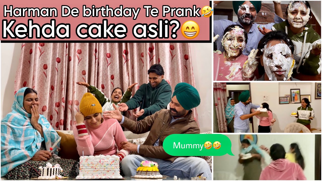 Harman te Prank Birthday te😁 | Navhappy Bhullar