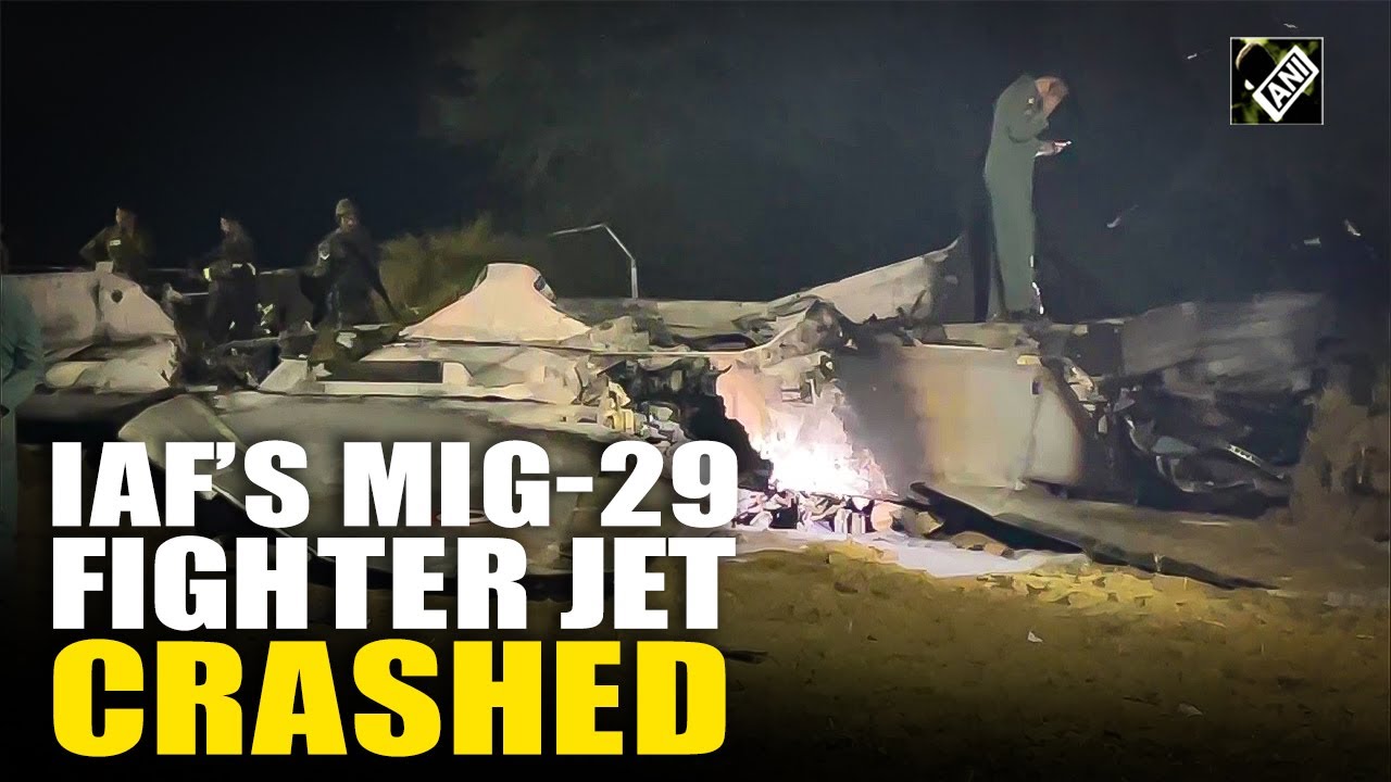 Narrow escape for IAF pilot as MiG-29 fighter jet crashes near UP’s Agra