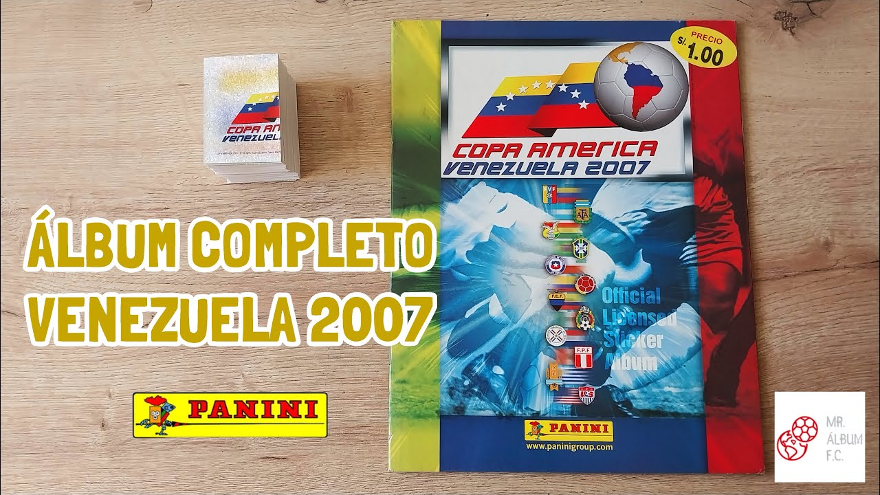 COPA AMÉRICA VENEZUELA 2007 - ÁLBUM COMPLETO