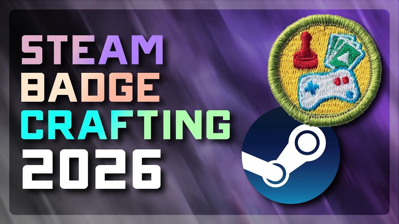 How to Craft Steam Profile Badges 2026 🏅 Using Trading Cards (Level Up Your Steam Profile)