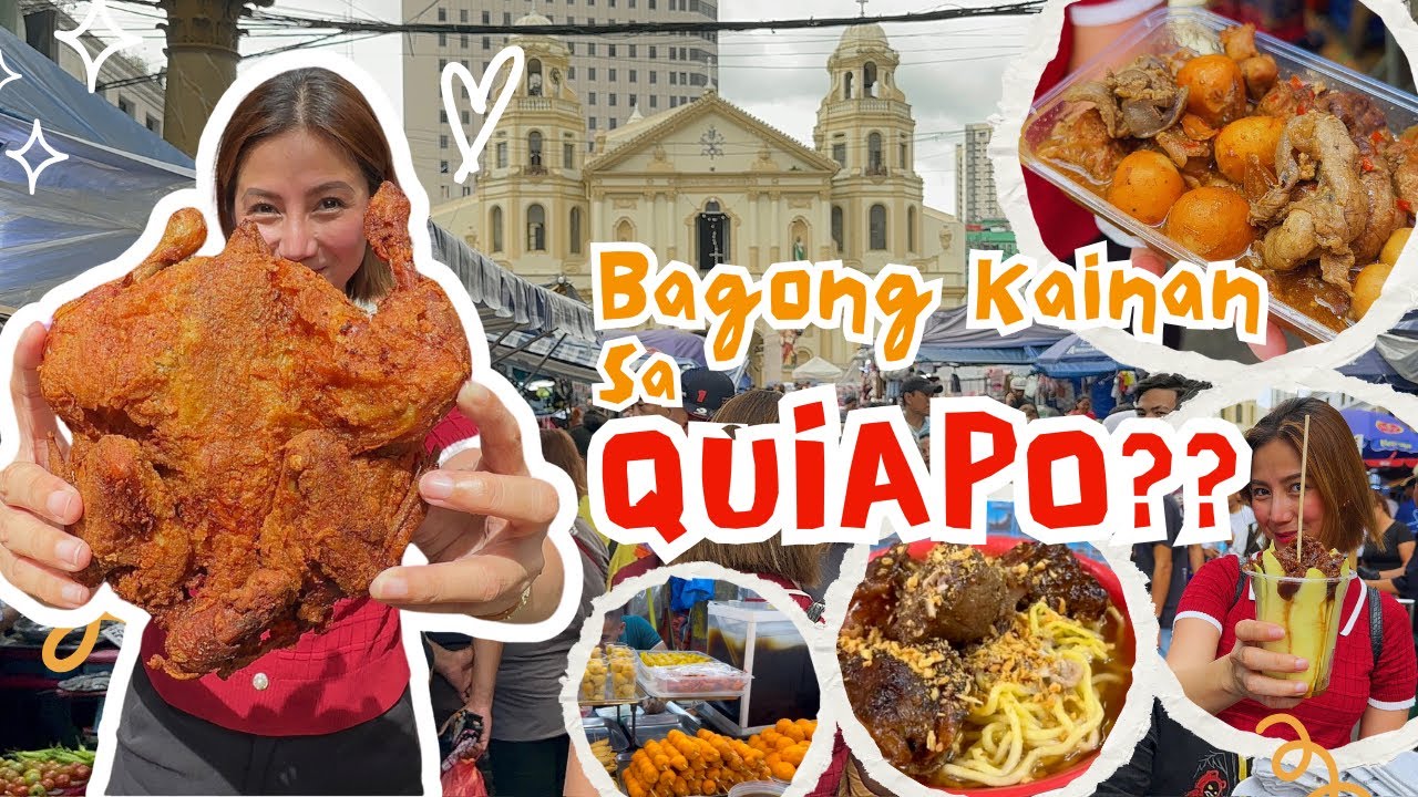 The NEWEST and Most UNIQUE Street Food in QUIAPO Manila | MATRES ng Manok + Spicy Ribs Mami