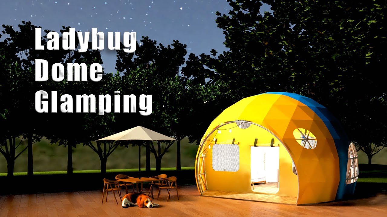 Luxury Glamping Dome Tent | Lady Dome Tent | Geodesic Dome for Resort