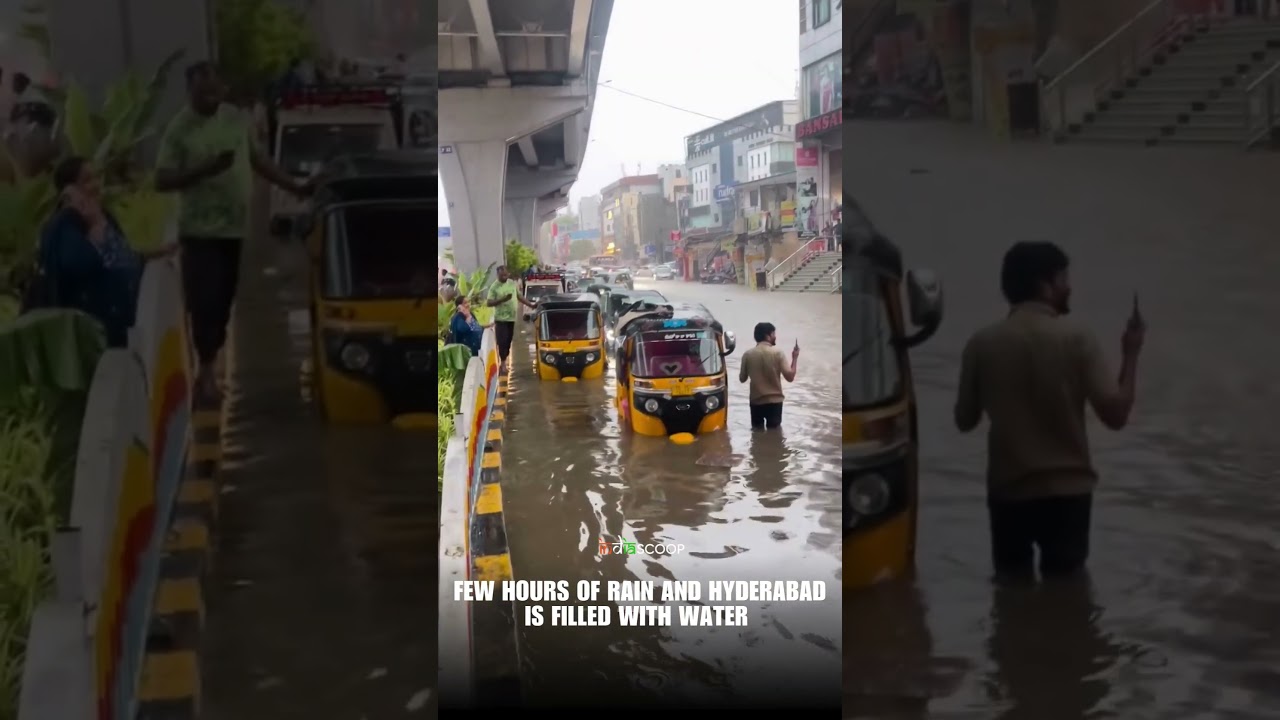 Heavy Rain Exposes Hyderabad&rsquo;s Flooding Problem Once Again 🤯 | India Scoop