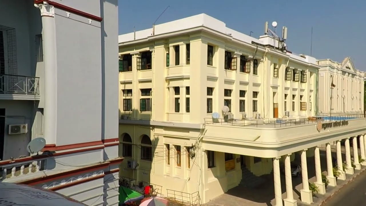 YANGON City Tour | Botataung Pagoda | Pansodan Street | British Colonial Building Yangon Myanmar