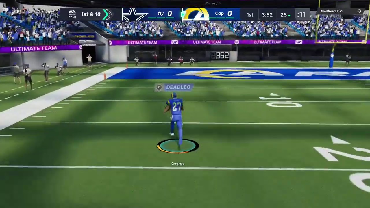 Madden 21 Ultimate Team h2h 75yd touchdown house rules
