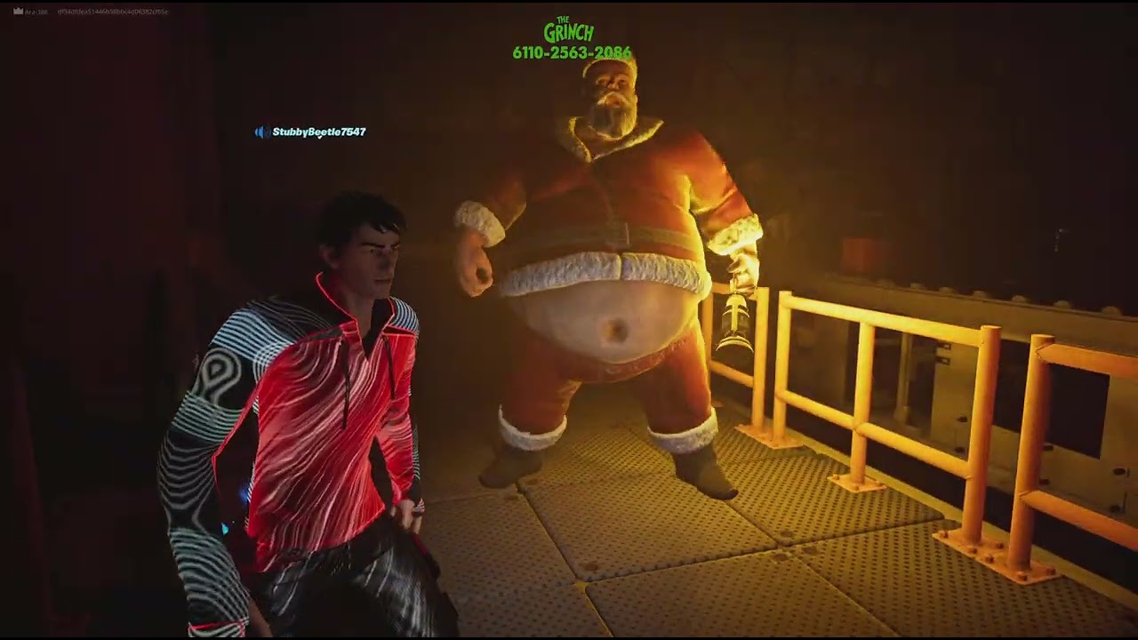 Playing the grinch w stubbybeetle aka alex