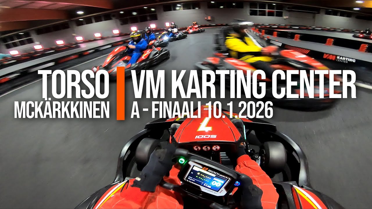VM Karting Center 10.1.2026, Kart-Keket, Torso McKärkkäinen, A-Finaali