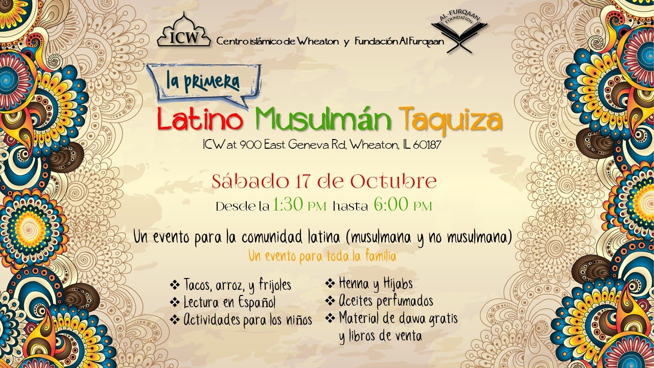 Latino Muslim Taquiza Lecture with Q&A [in Spanish]