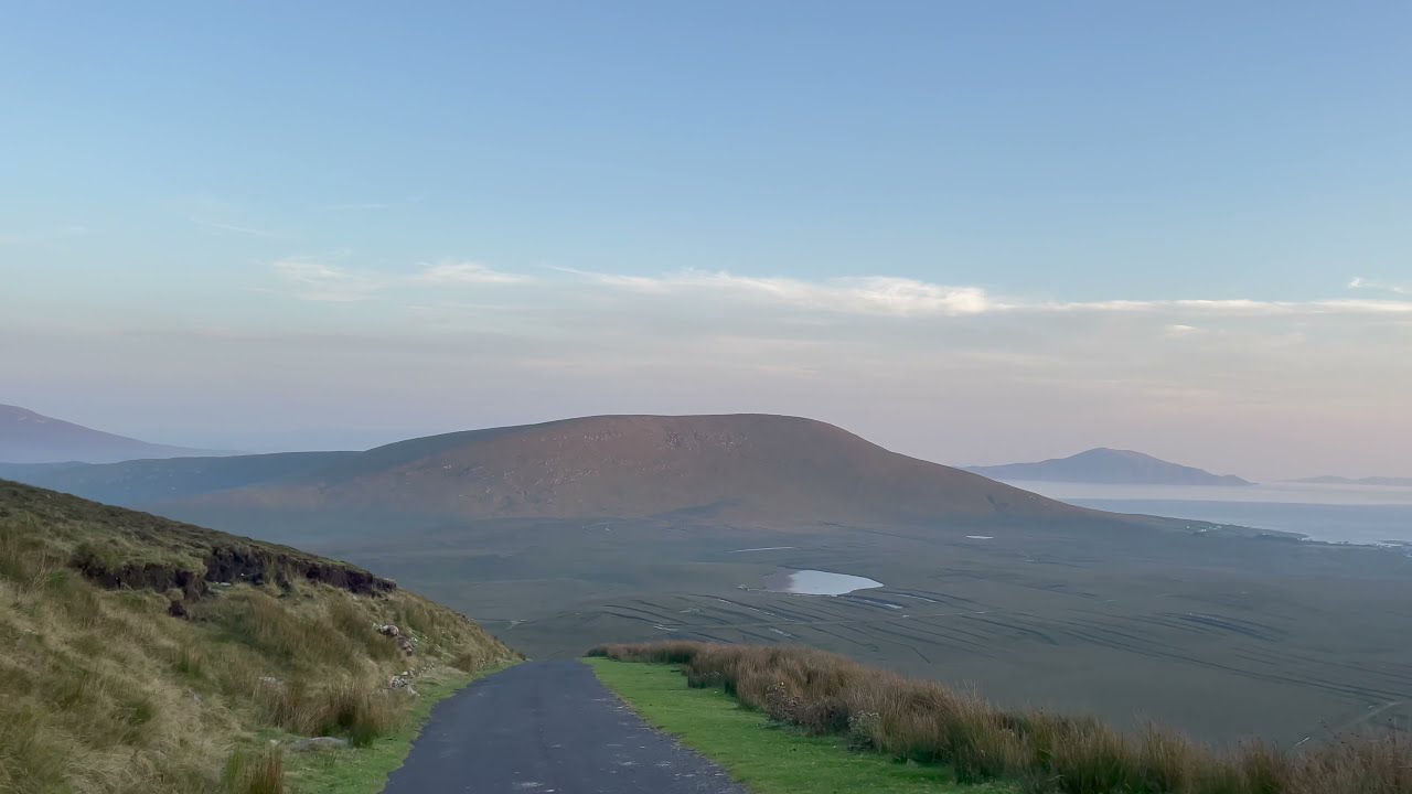 IRELAND 4k - Achill Island - Scenic Drives from Minaum and Keem Bay