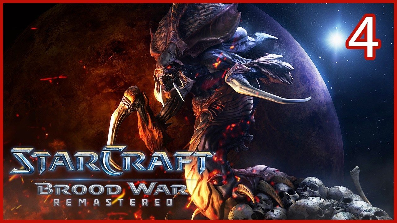 Starcraft Brood War Remastered Zerg Misión 4 La liberación de Korhal | Gameplay - No Commentary
