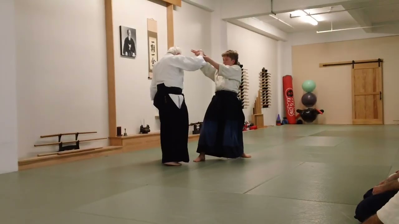 David Halprin Shihan - Ryote-tori ikkyo