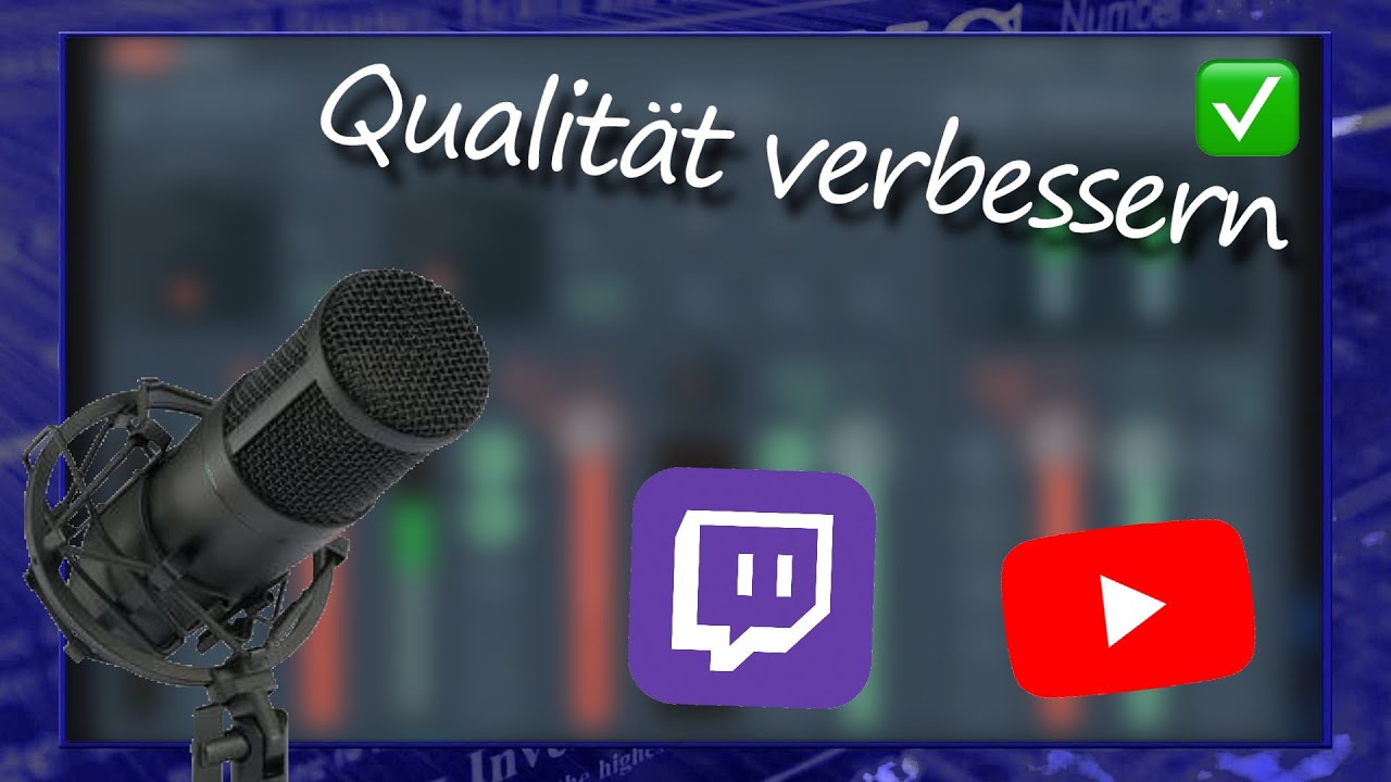 Mikrofon Qualit&auml;t verbessern ✅Audio verbessern tutorial german | Preaz Mitz