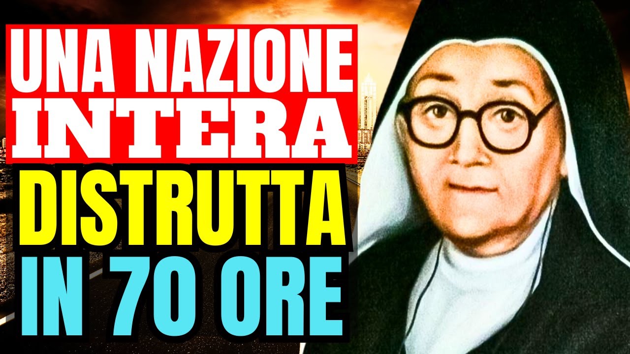 Profezie Beata Elena Aiello : Procella di Fuoco! Concordano tutte le APPARIZIONI MARIANE