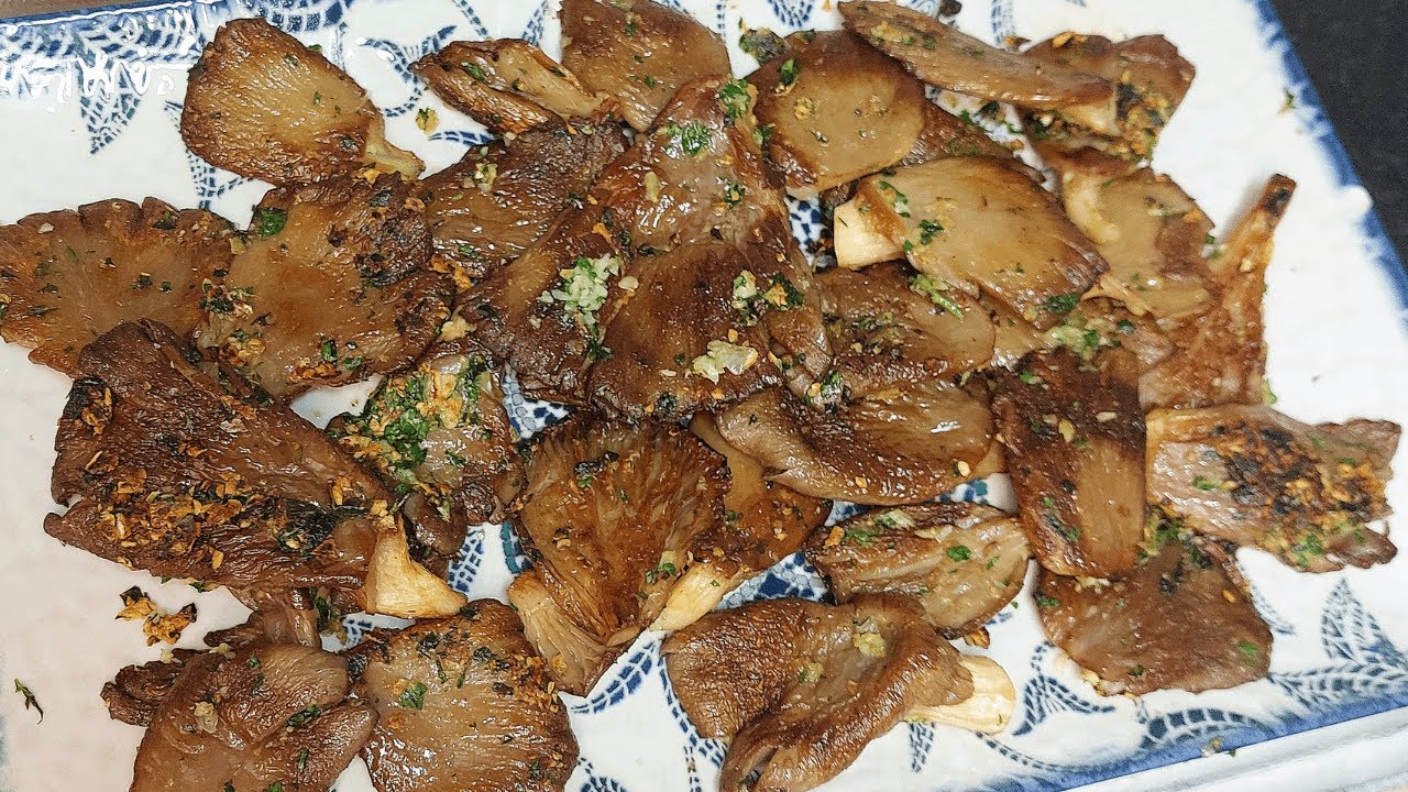 SETAS OSTRA A LA PLANCHA | Receta fácil y rapida de setas con ajo y Perejil