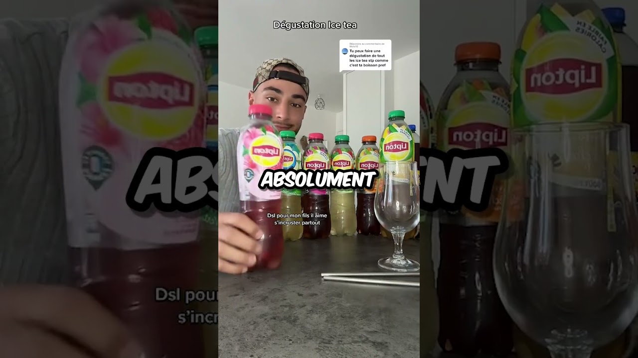 Les go&ucirc;ts improbables de Lipton Ice Tea ! 😱🍊