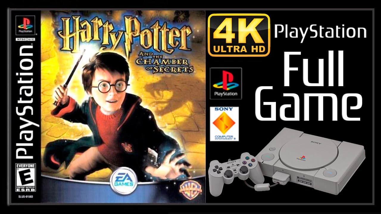 Harry Potter and the Chamber of Secrets (PS1) - Full Game Walkthrough / Longplay (4K60ᶠᵖˢ UHD)