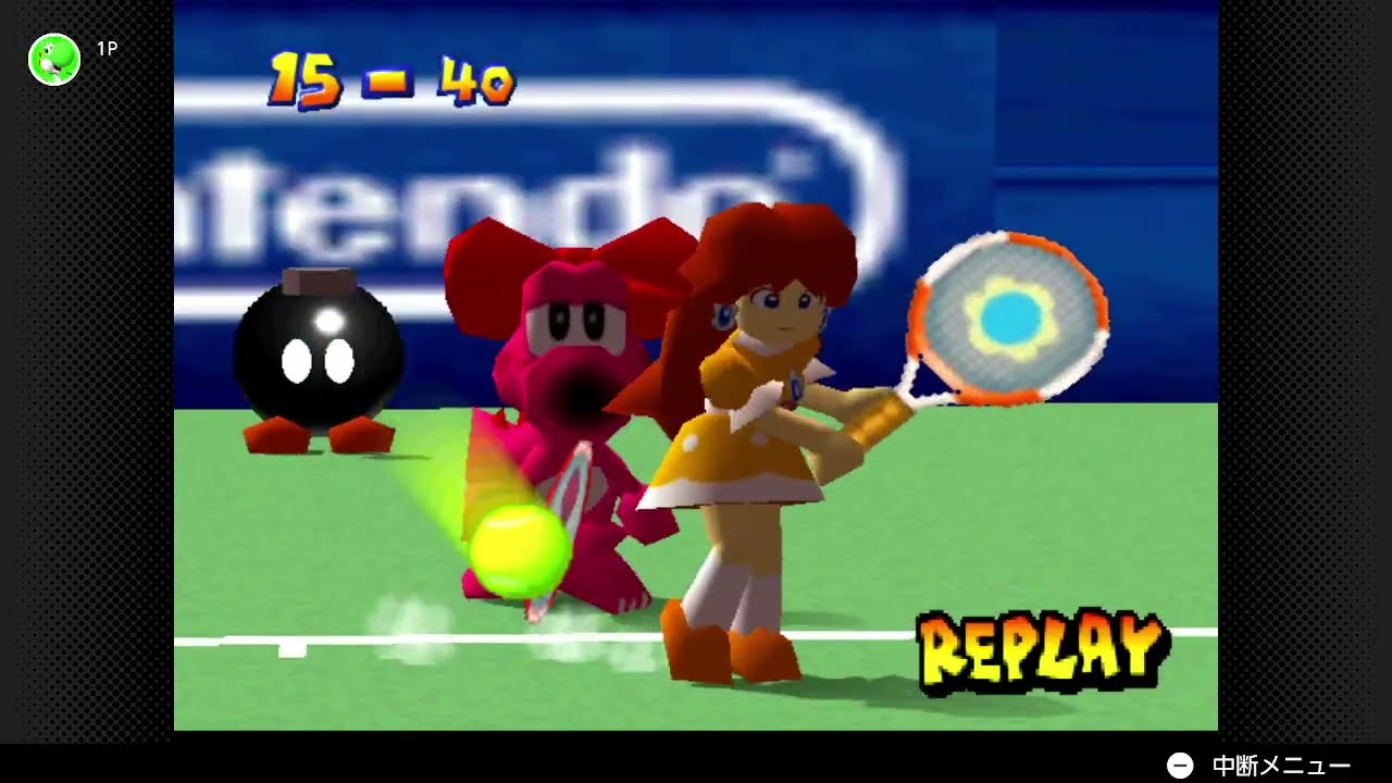 マリオテニス６４実況　キノコカップトーナメント