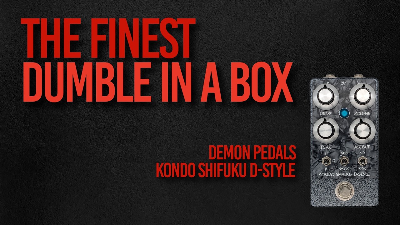 This might be my new favorite Dumble in a Box - Demon Pedals Kondo Shifuku D Style