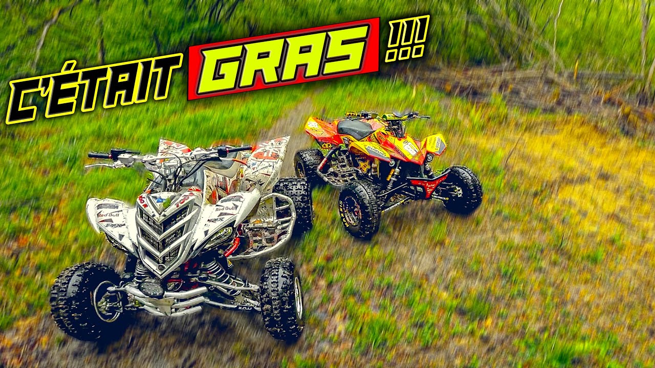 SORTIE QUAD AVEC UN ABONNER : 700 RAPTOR VS 450 LTR ⛰️