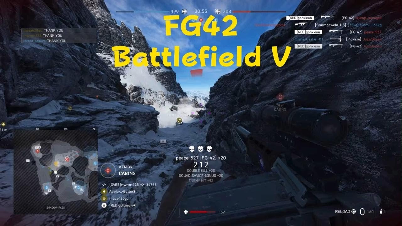 Battlefield V Conquest Fjell652 Gameplay (FG42)