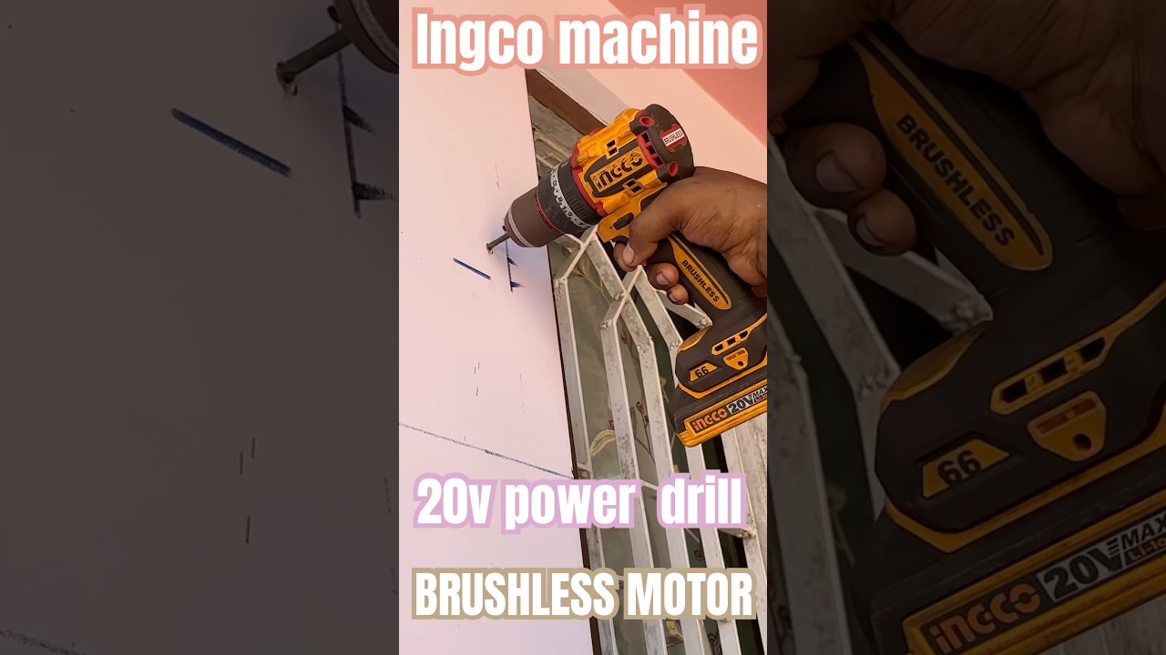 how to use ingco impact drill //