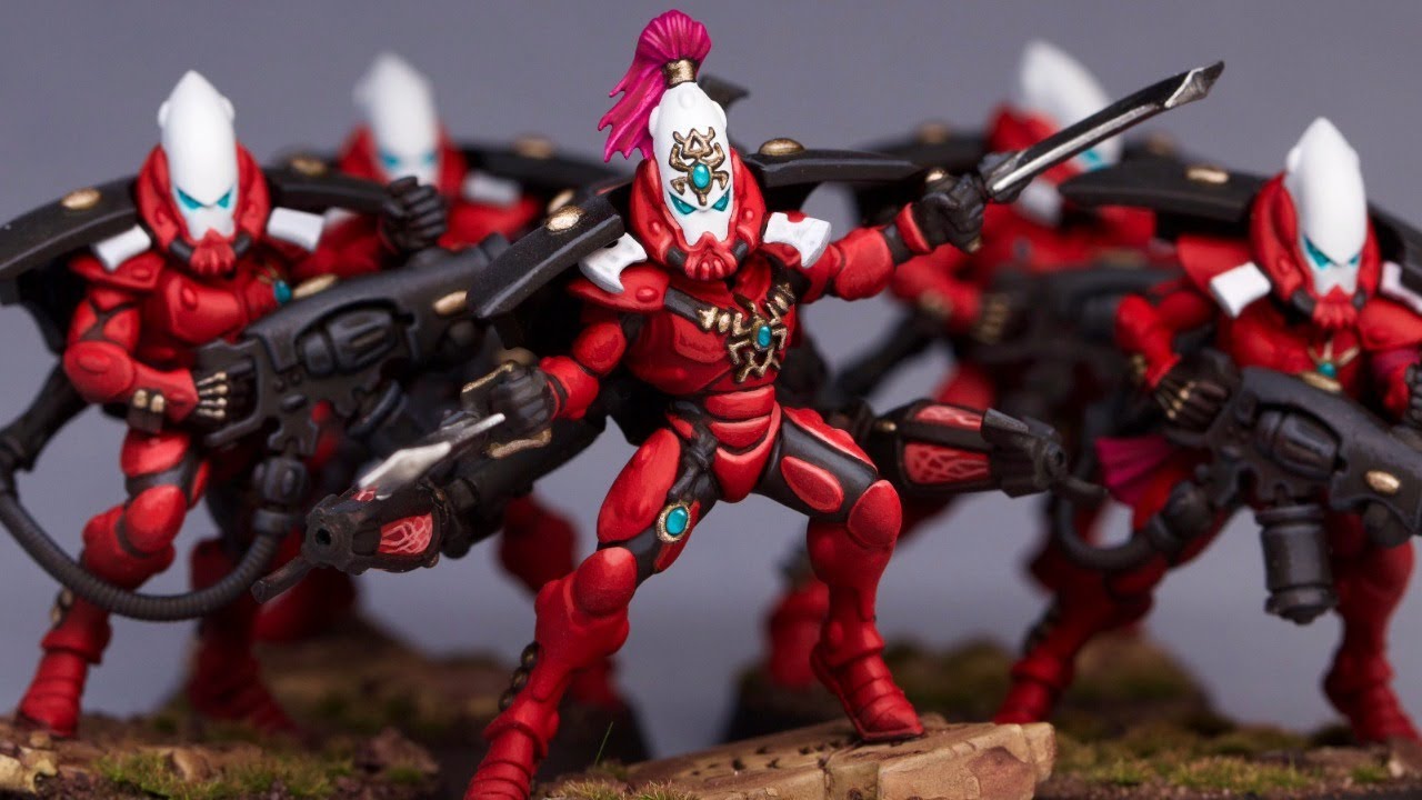 How to Paint the new WARP SPIDERS! | Eldar Aspect Warriors | Aeldari 40k