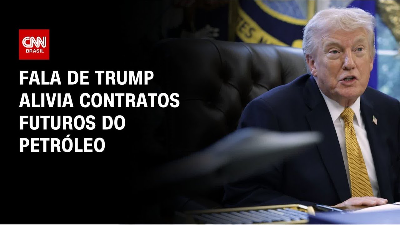 Guerra no Oriente M&eacute;dio: Fala de Trump alivia contratos futuros do petr&oacute;leo | CNN PRIME TIME