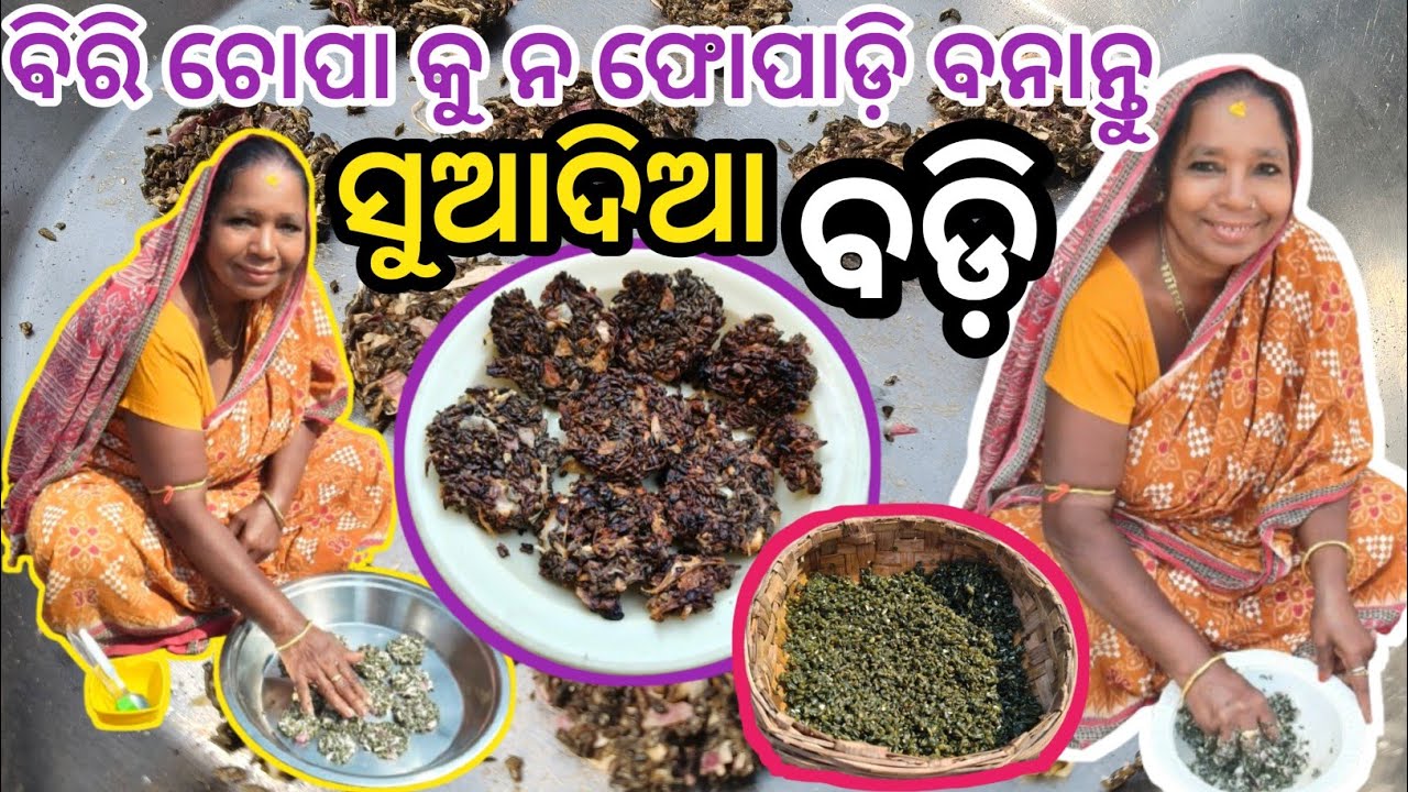 ବିରି ଚୋପାକୁ ନ ଫୋପାଡ଼ି ବନାନ୍ତୁ ଏକଦମ ଫୁଲାଫୁଲା ବଡ଼ି/Biri  Badi Recipe In Odia@AaiNatuniHandisala
