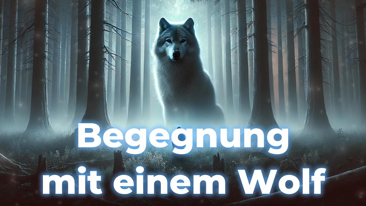 Engelbotschaft 💎 Begegnung mit einem Wolf - Bedeutung & Symbolik