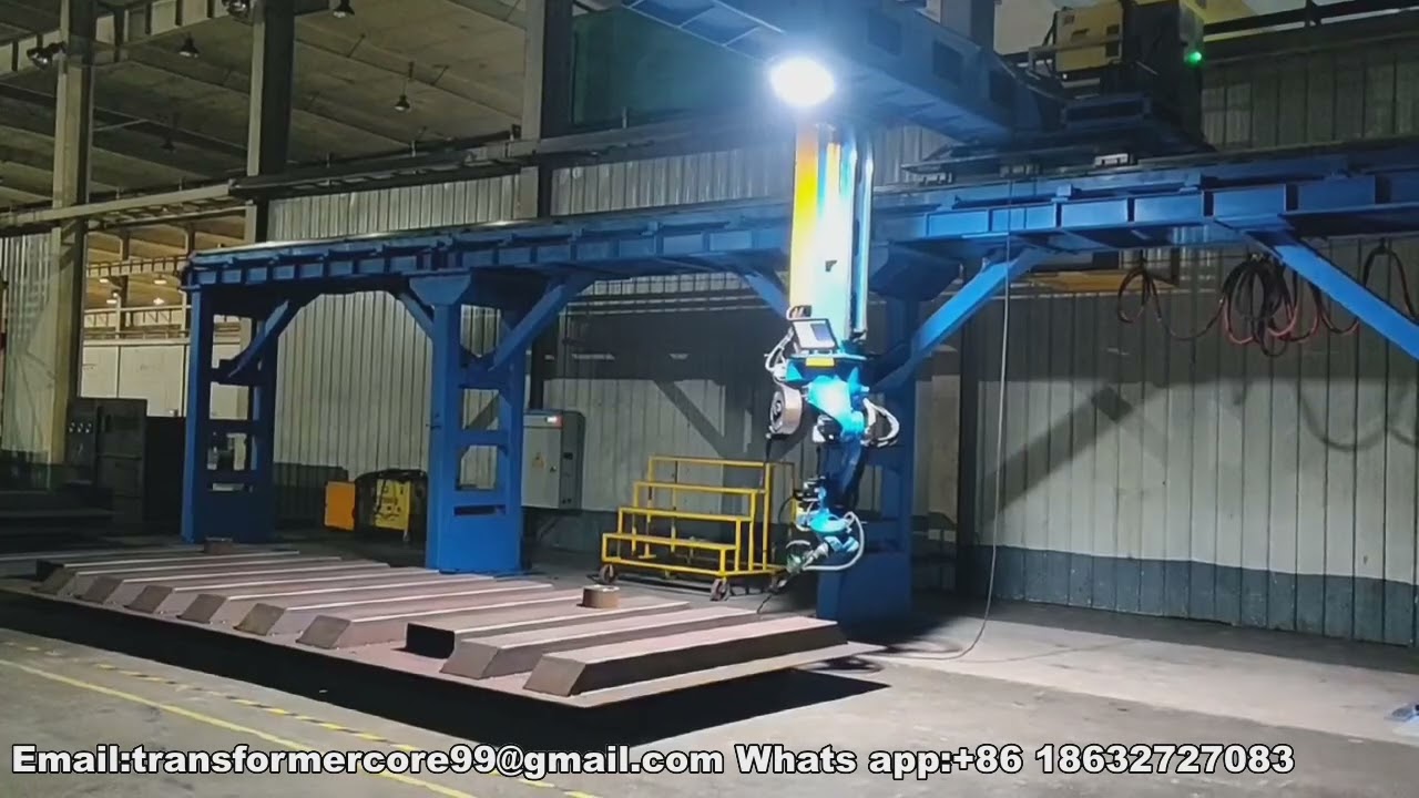 Automatic welding of large power transformer tanks,transformer tank body Automatic welding