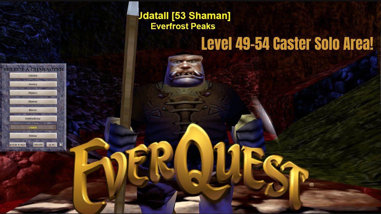 P99 Shaman Solo Level 49-55 McMarrin Camp!