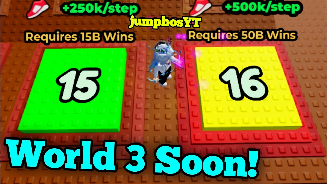 WORLD 3 IS COMING! 😭 +1 Speed Keyboard Escape Roblox