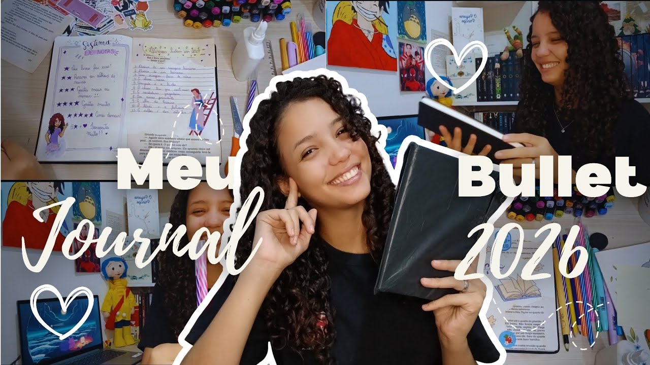 COMEÇANDO MEU BULLET JOURNAL 2026 ✨