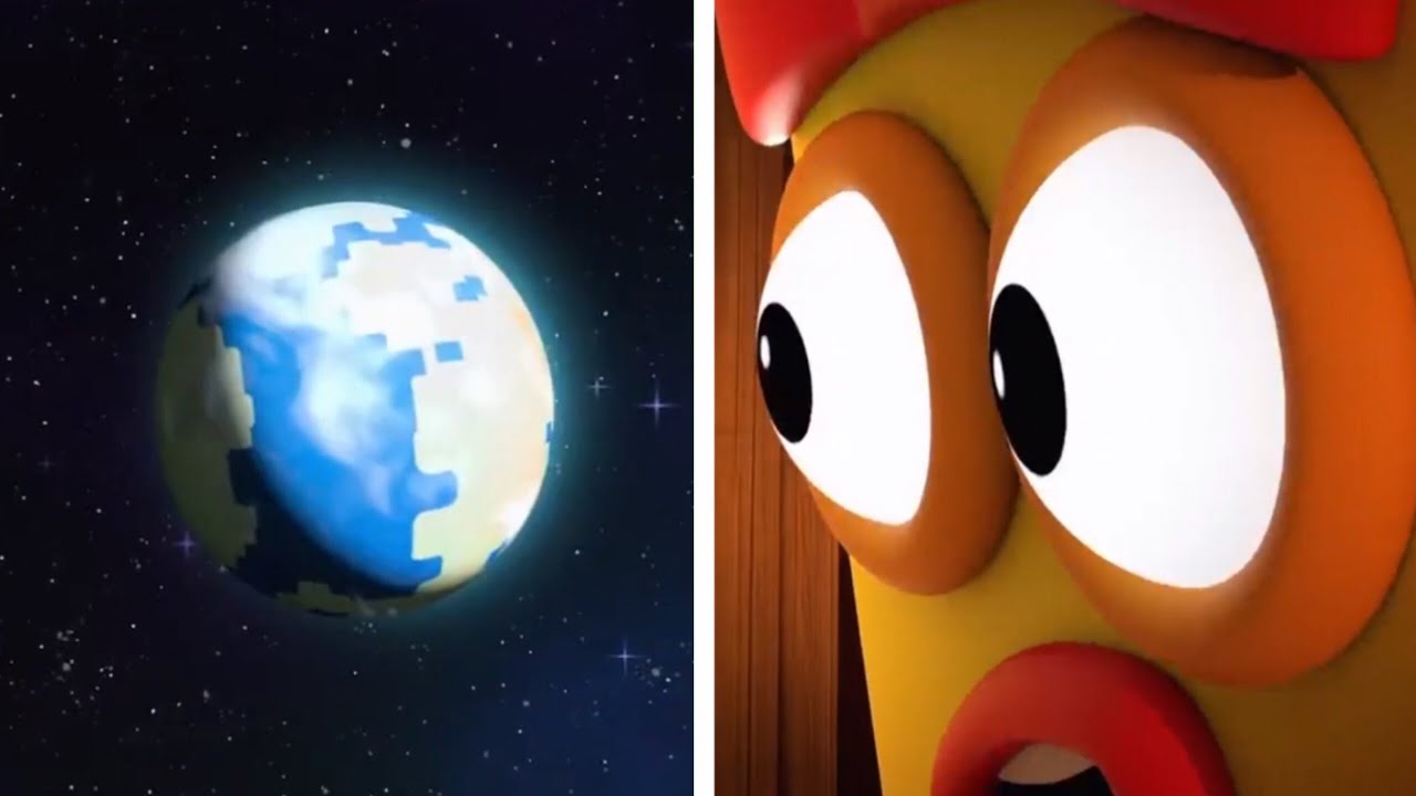 Numberblock Three looks through the Peephole: Backwards Learningblocks Specials Trailer clip