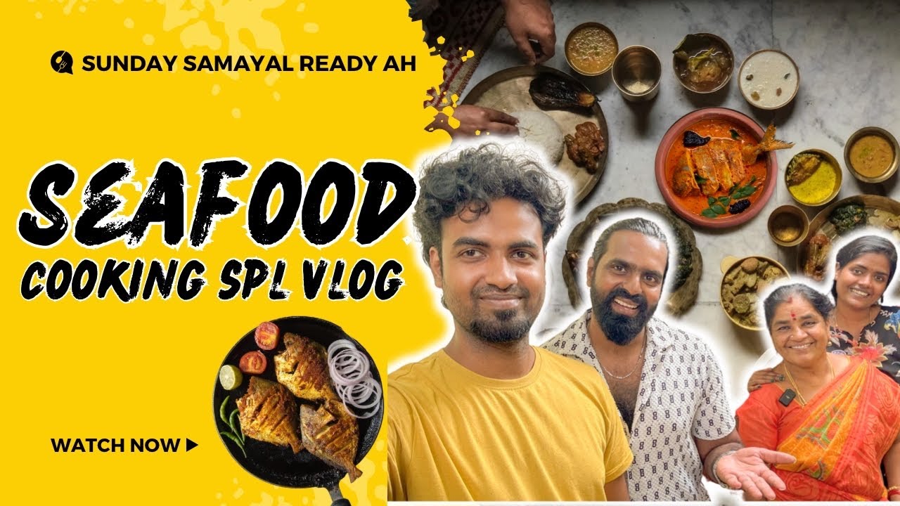 SUNDAY SAMAYAL READY AH 🍲 SEAFOOD SPL!! Fun filled vlog❤️