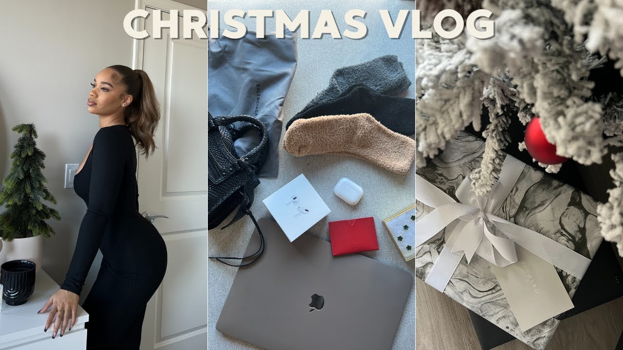CHRISTMAS VLOG | Xmas Day, What I Got, Wrapping Gifts, Shopping, etc | VLOGMAS