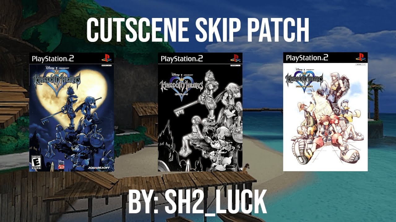 Kingdom Hearts (PS2) Cutscene Skip Patch Installation Tutorial