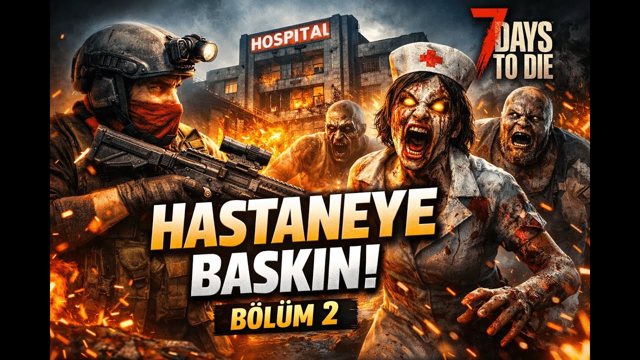 HASTANEYE GİRDİK… ÇIKABİLECEK MİYİZ? | 7DTD Bölüm 2!