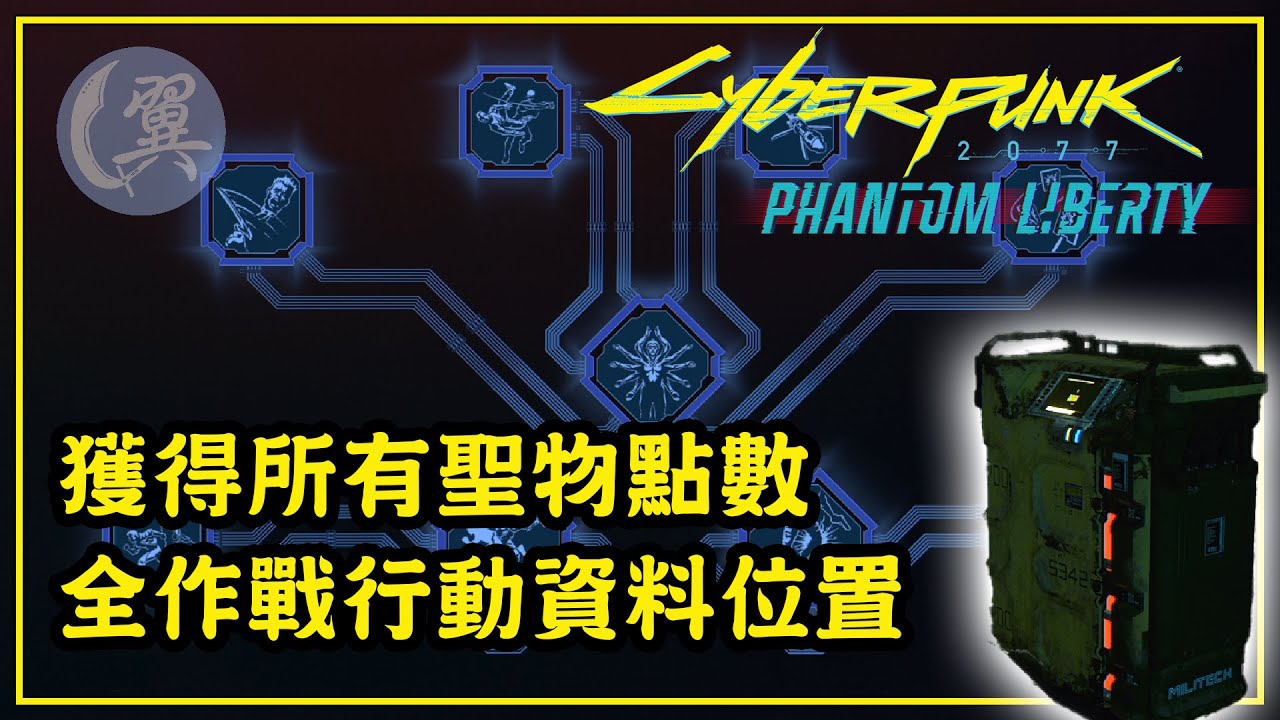 【獎盃】獲得所有聖物點數! 全作戰行動資料位置! - Cyberpunk 2077: Phantom Liberty 電馭叛客2077 自由幻局