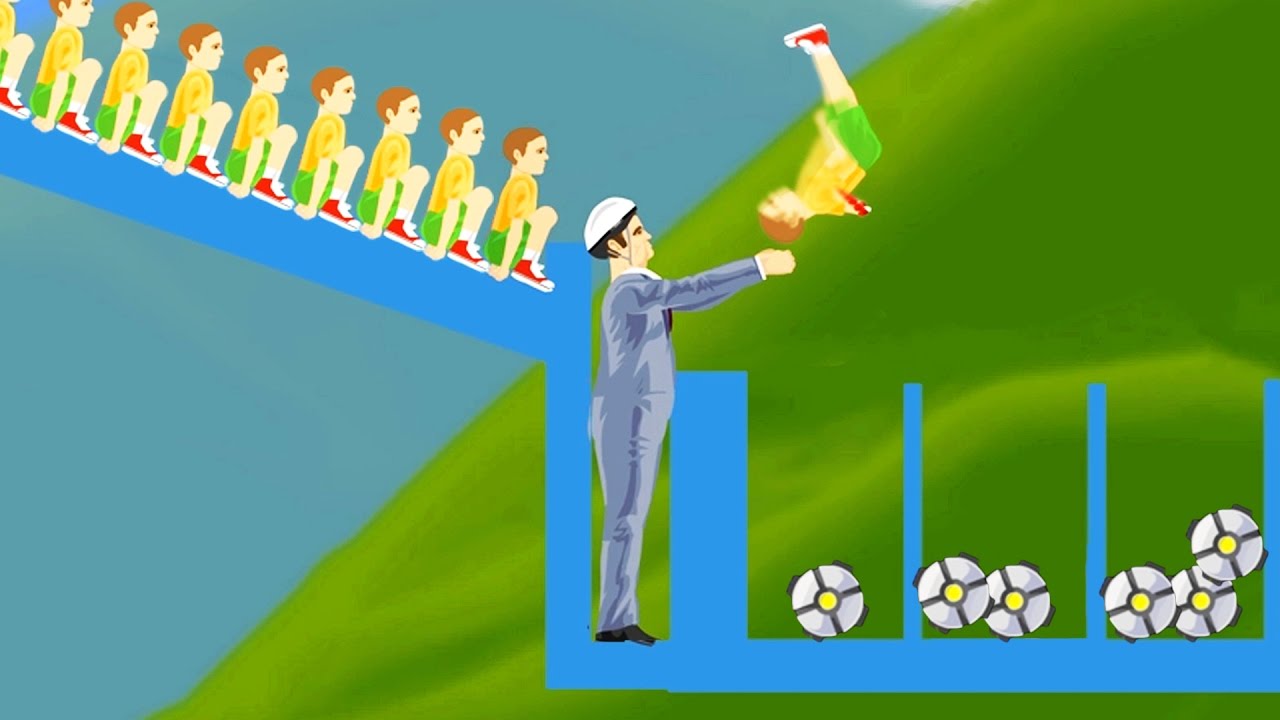 WORLDS WEIRDEST BALL THROW?! (Happy Wheels)